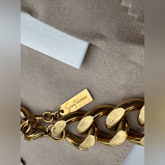 ST. MORAN David 18k GP Star Of David Gold Coin Chain Judaica Necklace - Picture 5 of 9